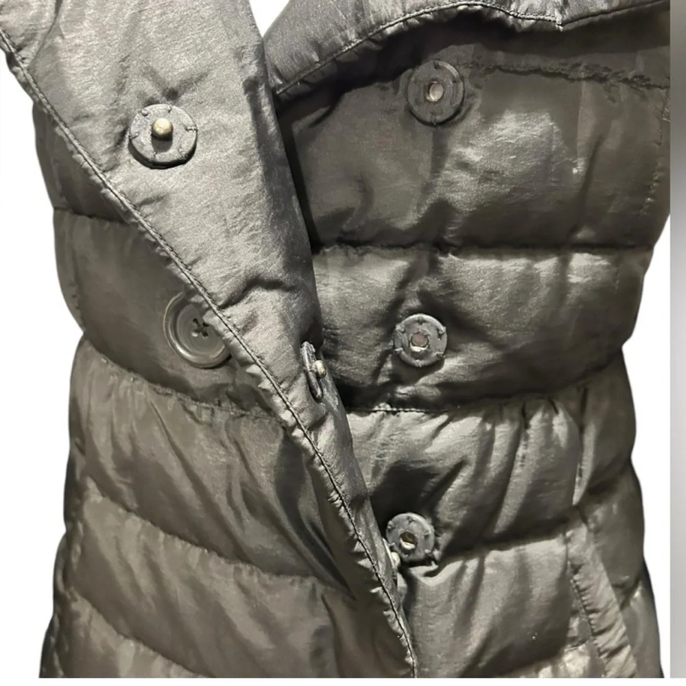 LOFT Down Filled Black 3/4 Length Puffy Winter Coat Women’s Size Small VGC